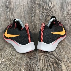 nike zoom fly flyknit black flash crimson